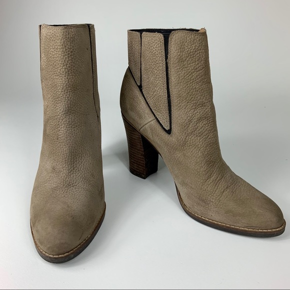 LUCKY BRAND Maldeev heeled leather boots. SZ 10 - Picture 6 of 11